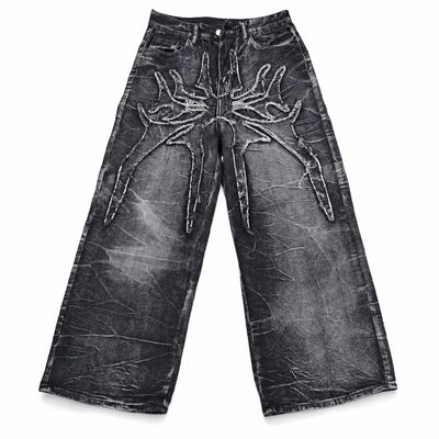 Nite Fury S Gothic Baggy Jeans Loose
