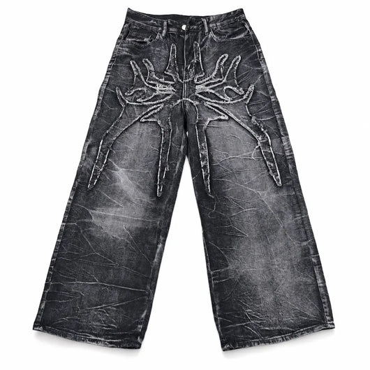 Nite Fury S Gothic Baggy Jeans Loose