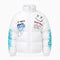 Graffiti Print Puffer Jacket