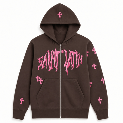 Nite Fury Brown / XS Grunge Distressed Oversized Jacket