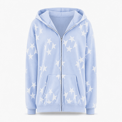 Nite Fury C / S Grunge Star Zip Hoodie