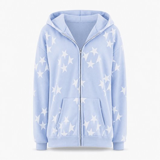 Nite Fury C / S Grunge Star Zip Hoodie