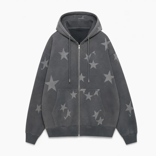 Nite Fury A / S Grunge Star Zip Hoodie