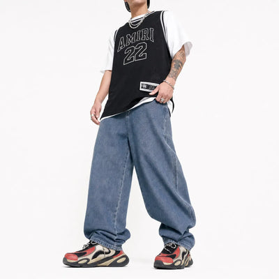 Nite Fury High Waisted Baggy Jeans