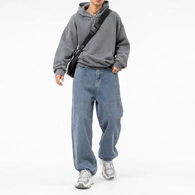 Nite Fury High Waisted Baggy Jeans
