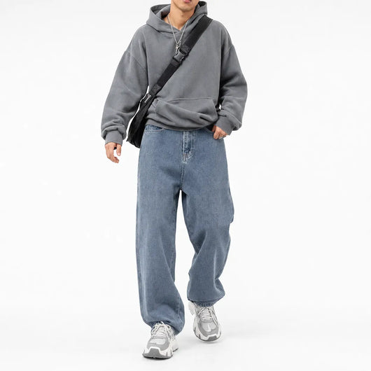 Nite Fury High Waisted Baggy Jeans