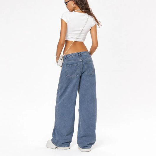 Nite Fury High Waisted Baggy Jeans