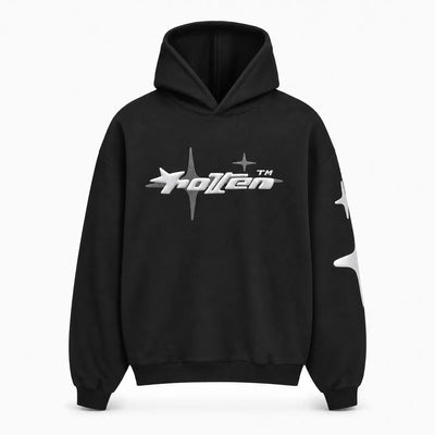 Nite Fury Black / S Hoodie Puff Print Star Sleeve