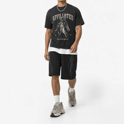 Nite Fury Knee Length Baggy Shorts
