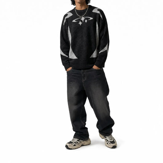 Nite Fury Knitted Jumper Galactic Print