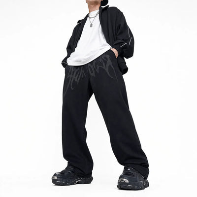 Nite Fury Loose Fit Graffiti Jeans