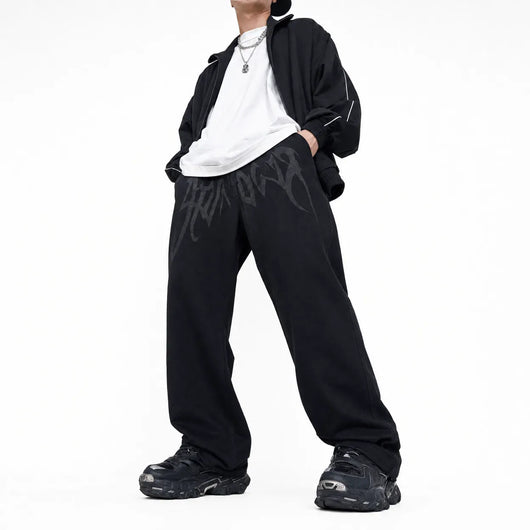 Nite Fury Loose Fit Graffiti Jeans
