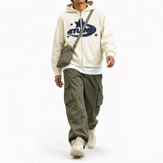 Nite Fury Oversized Full Zip Hoodie