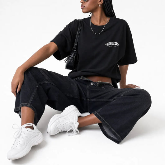 Nite Fury Oversized Graphic T Shirt