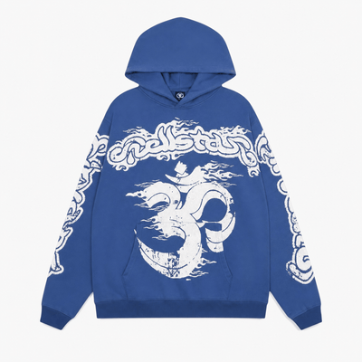 Nite Fury Blue / S Oversized Hoodie Streetwear Print