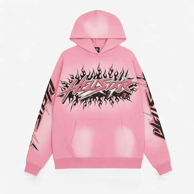 Nite Fury Pink / S Oversized Hoodie Streetwear Print