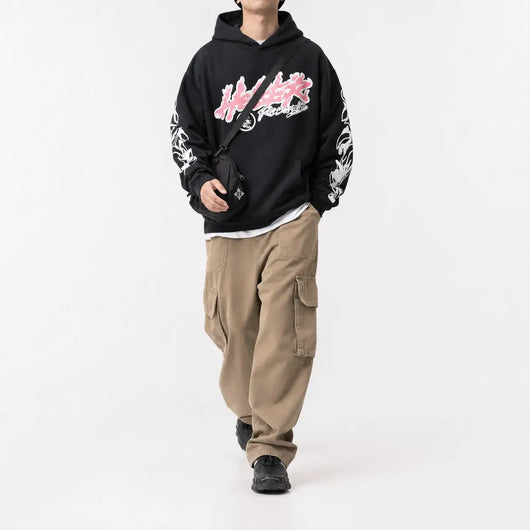 Nite Fury Oversized Hoodie Streetwear Print