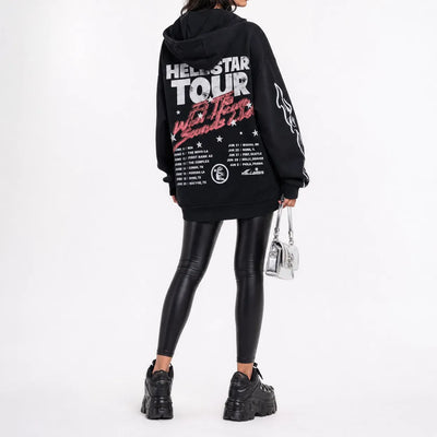 Nite Fury Oversized Hoodie Streetwear Print