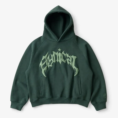 Nite Fury Green / M Oversized Streetwear Graphic Hoodie