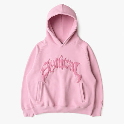 Nite Fury Pink / M Oversized Streetwear Graphic Hoodie