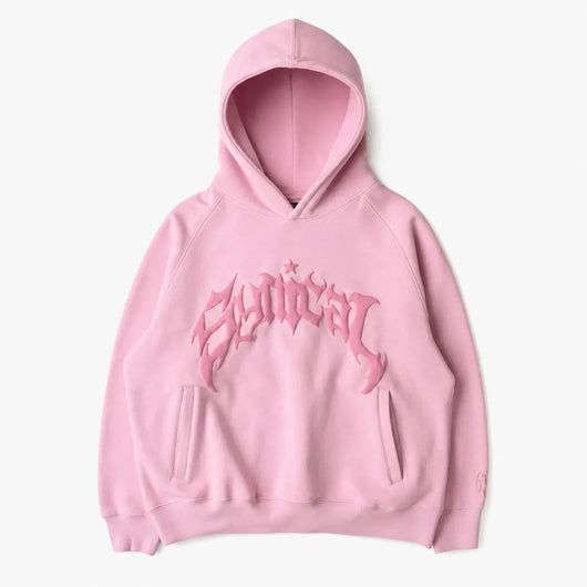 Nite Fury Pink / M Oversized Streetwear Graphic Hoodie