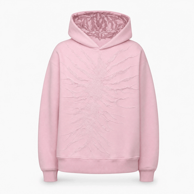 Nite Fury Pink Hoodie Only / S Oversized Tracksuit Relaxed Fit