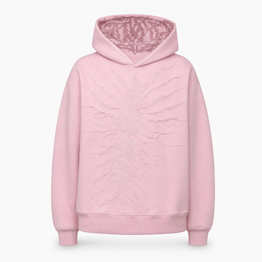 Nite Fury Pink Hoodie Only / S Oversized Tracksuit Relaxed Fit