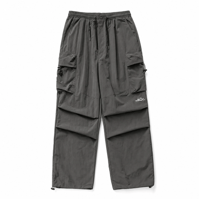 Nite Fury Gray / Green / XS Parachute Cargo Pants Baggy