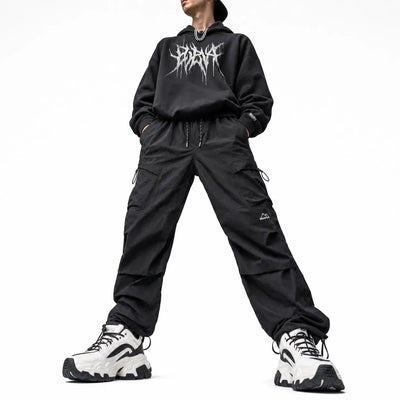 Nite Fury Parachute Cargo Pants Baggy