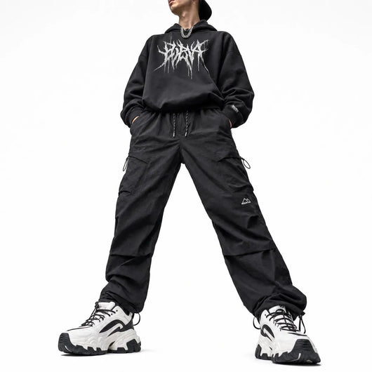 Nite Fury Parachute Cargo Pants Baggy