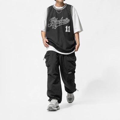 Nite Fury Parachute Cargo Pants Baggy