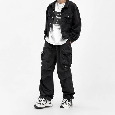 Nite Fury Parachute Cargo Pants Baggy