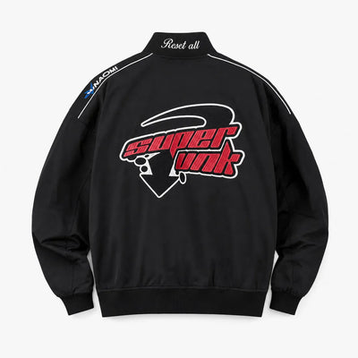 Nite Fury Racing Bomber Jacket Y2K Patches