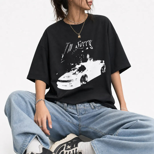 Nite Fury Racing Style Graphic T Shirt