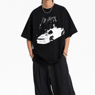 Nite Fury Racing Style Graphic T Shirt