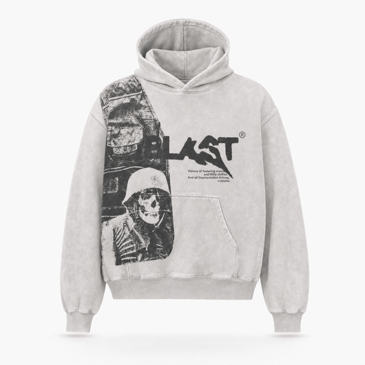 Nite Fury White / S Retro Relaxed Zip Hoodie