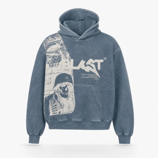 Nite Fury Blue / S Retro Relaxed Zip Hoodie