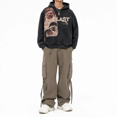 Nite Fury Retro Relaxed Zip Hoodie