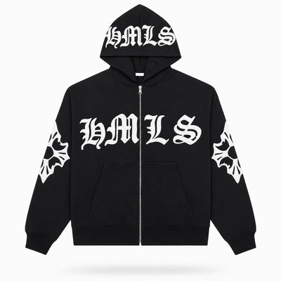 Nite Fury Black / S Retro Vintage Zip Jacket