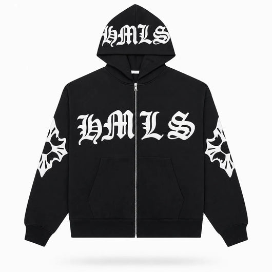 Nite Fury Black / S Retro Vintage Zip Jacket