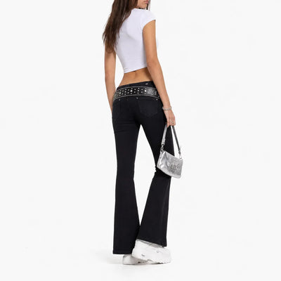 Nite Fury Rhinestone Cross Belt Accessory