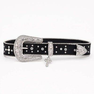 Nite Fury 41 inches / 105cm Rhinestone Cross Belt Accessory