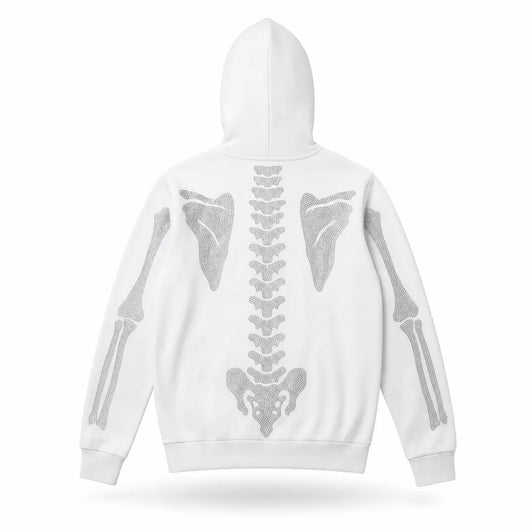 Nite Fury Rhinestone Full Zip Hoodie