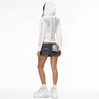Nite Fury Rhinestone Full Zip Hoodie