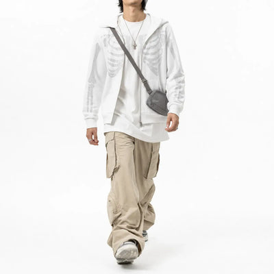 Nite Fury Rhinestone Full Zip Hoodie