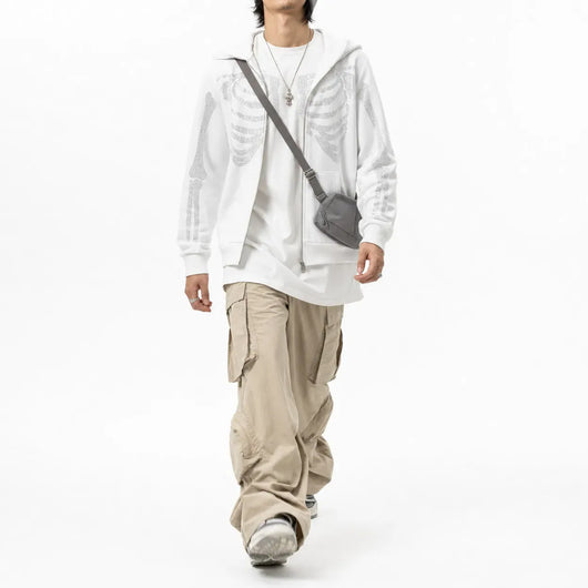 Nite Fury Rhinestone Full Zip Hoodie