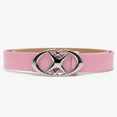 Nite Fury Pink / 105 cm Star Buckle Belt Accessory