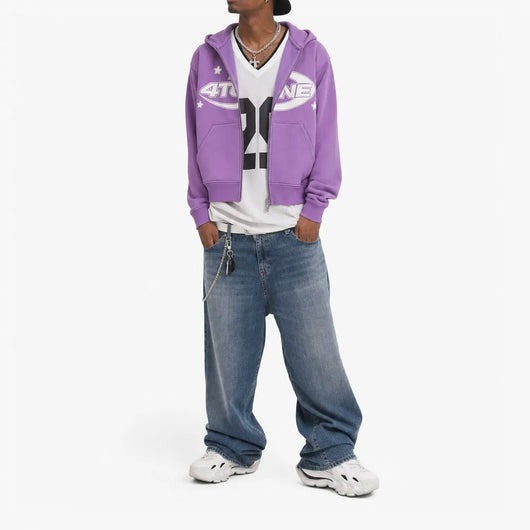 Nite Fury Star Graphic Zip Hoodie