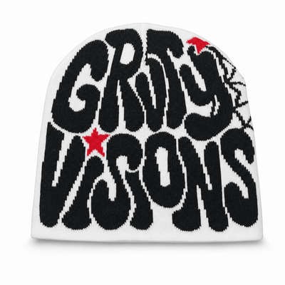Nite Fury White & Black Streetwear Warm Beanie