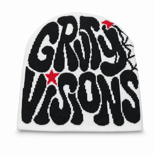 Nite Fury White & Black Streetwear Warm Beanie